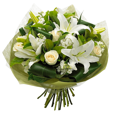Buquê Clássico de Flores Claras