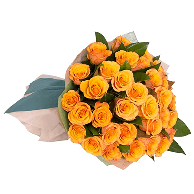 Buquê com 36 Rosas Amarelas